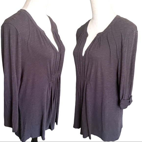 Calvin Klein Jeans Tops - Calvin Klein Jeans Pleated Front Long Sleeve Tunic